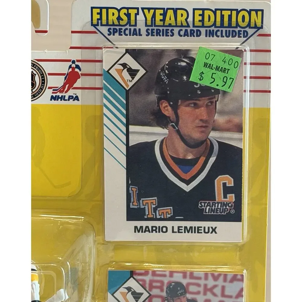 1993 NHL Starting Lineup Mario Lemieux Pitts Penguins Figure NOS FREE SHIPPING